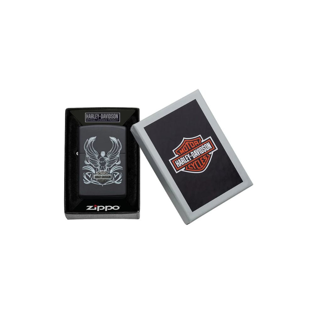 ZIPPO® | Harley-Davidson® | Black | Mit Gravur möglich