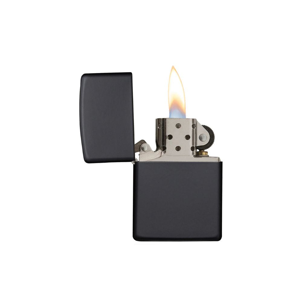 ZIPPO® | Media Chrome Black Matte | BASIC | Mit Gravur möglich