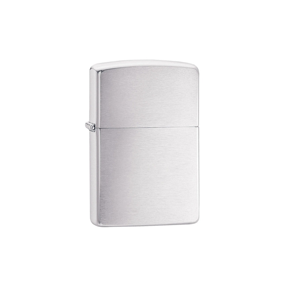 ZIPPO® | Chrome Brushed | BASIC | Mit Gravur möglich