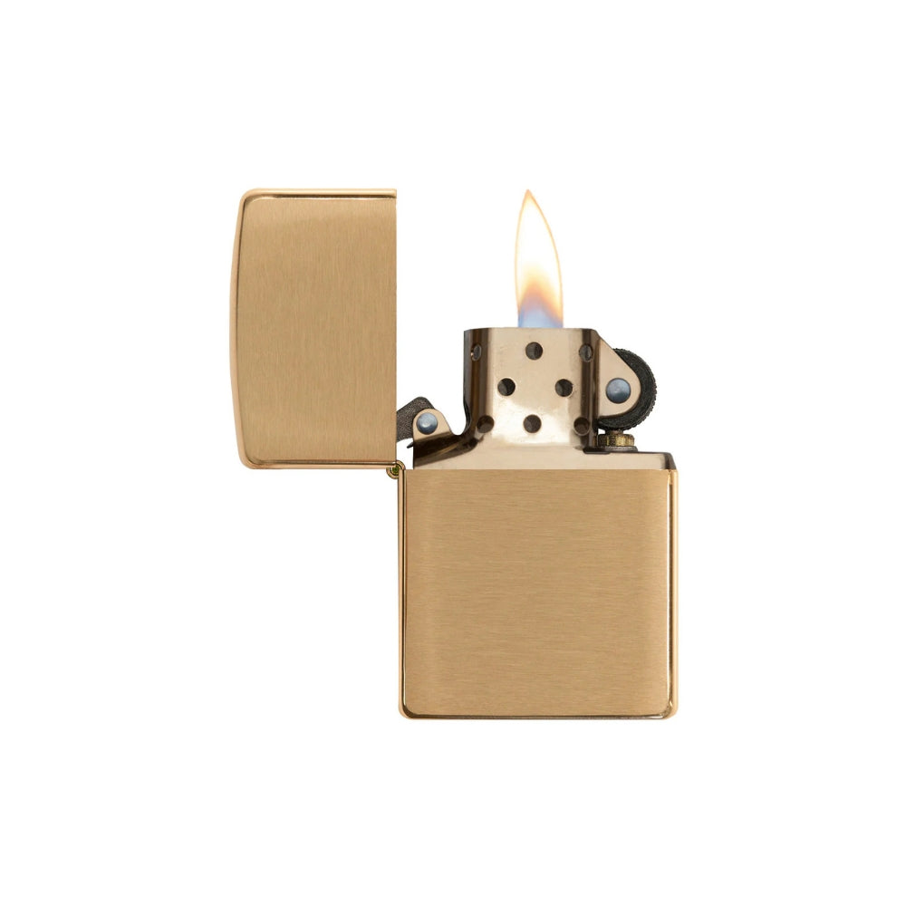 ZIPPO® | Brass Brushed | BASIC | Mit Gravur möglich
