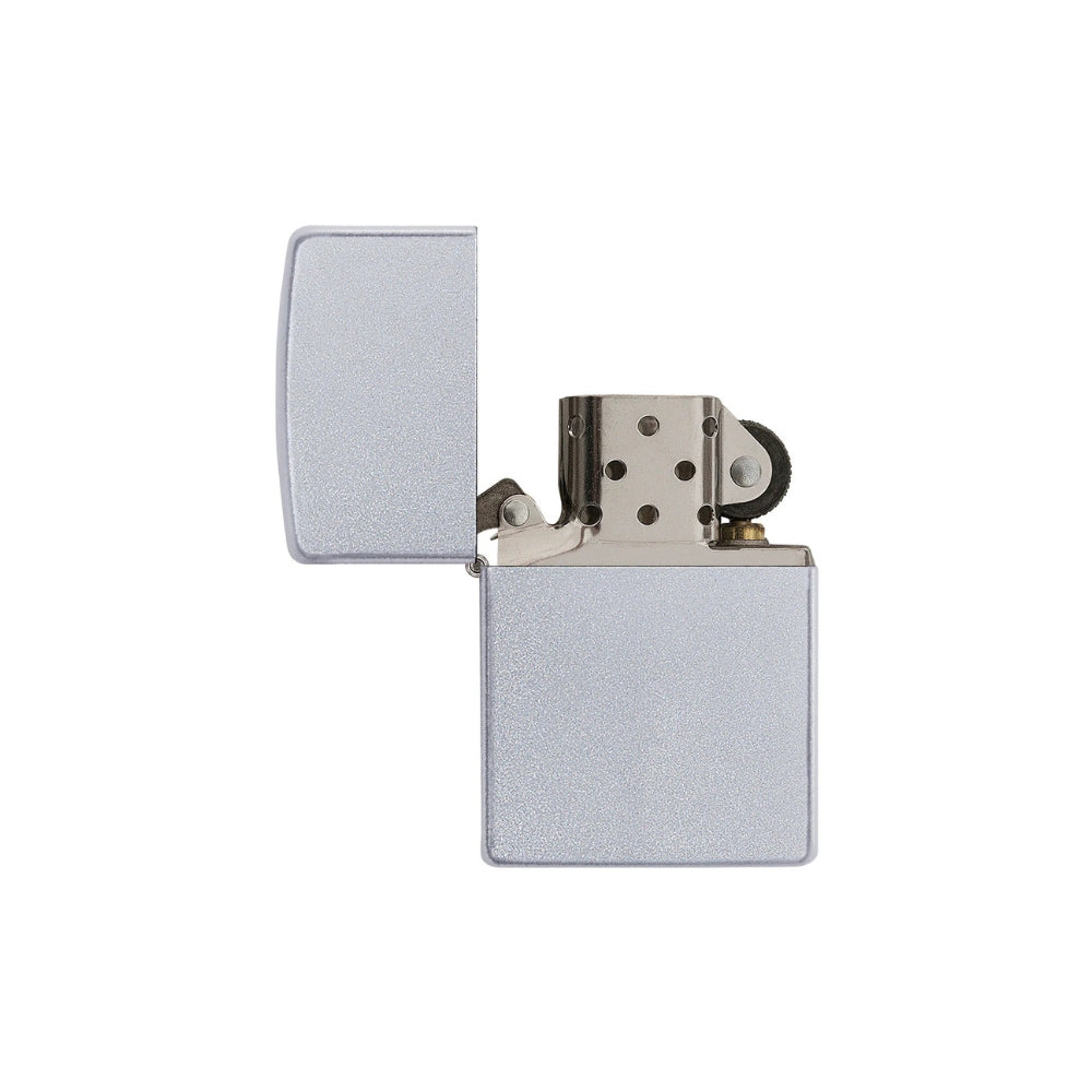 ZIPPO® | Satin Chrome | BASIC | Mit Gravur möglich