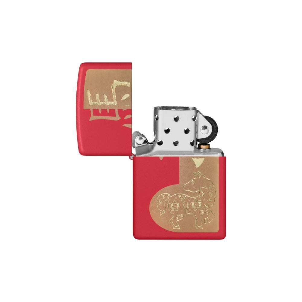 ZIPPO® Feuerzeug | Jahr des Pferdes 2026 | Collector | Mit Gravur möglich