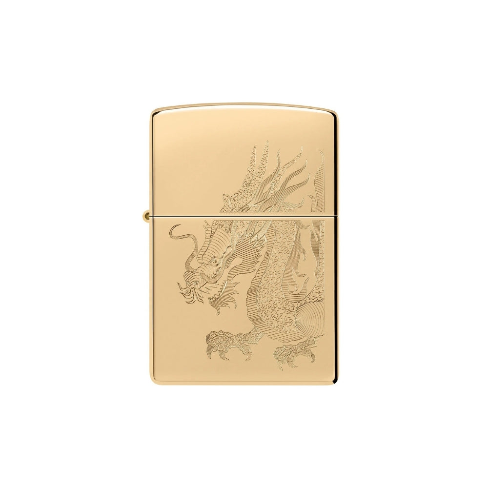 ZIPPO® Sturmfeuerzeug | Drachenschlag | Collector | High Polish Brass | Mit Gravur möglich