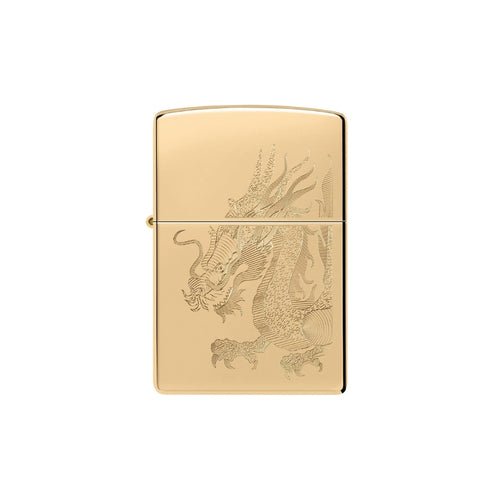 ZIPPO® Sturmfeuerzeug | Drachenschlag | Collector | High Polish Brass | Mit Gravur möglich
