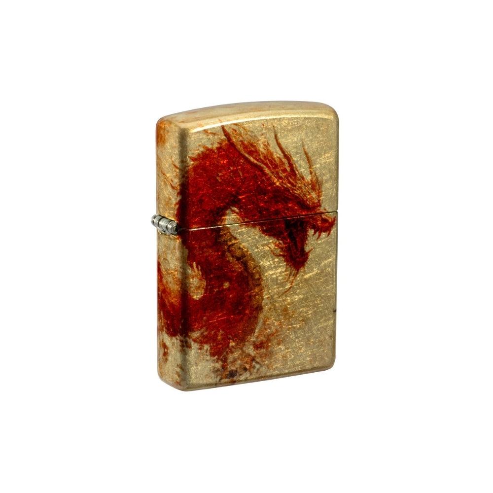 ZIPPO® Feuerzeug | Drache und Samurai | Collector | Mit Gravur möglich