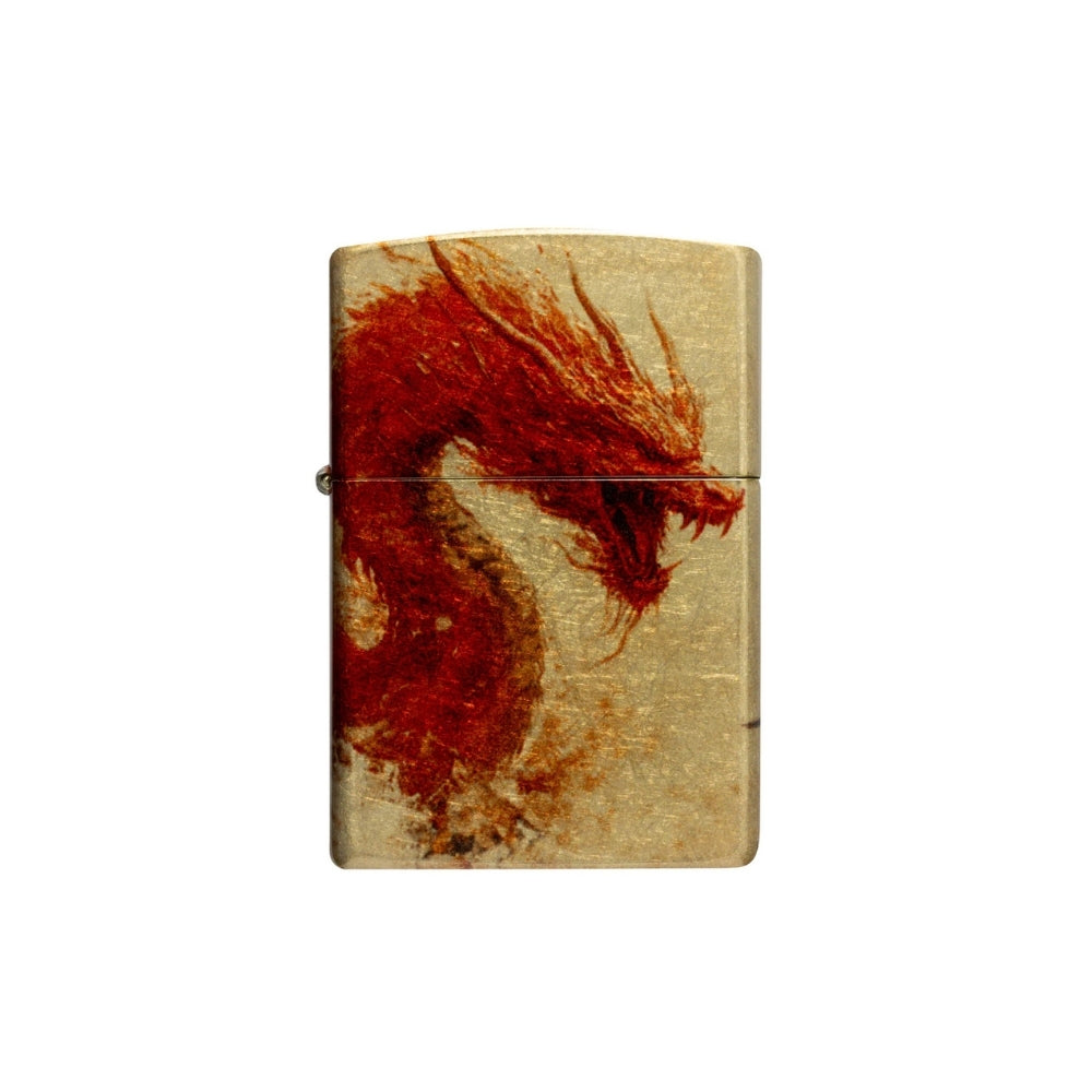 ZIPPO® Feuerzeug | Drache und Samurai | Collector | Mit Gravur möglich