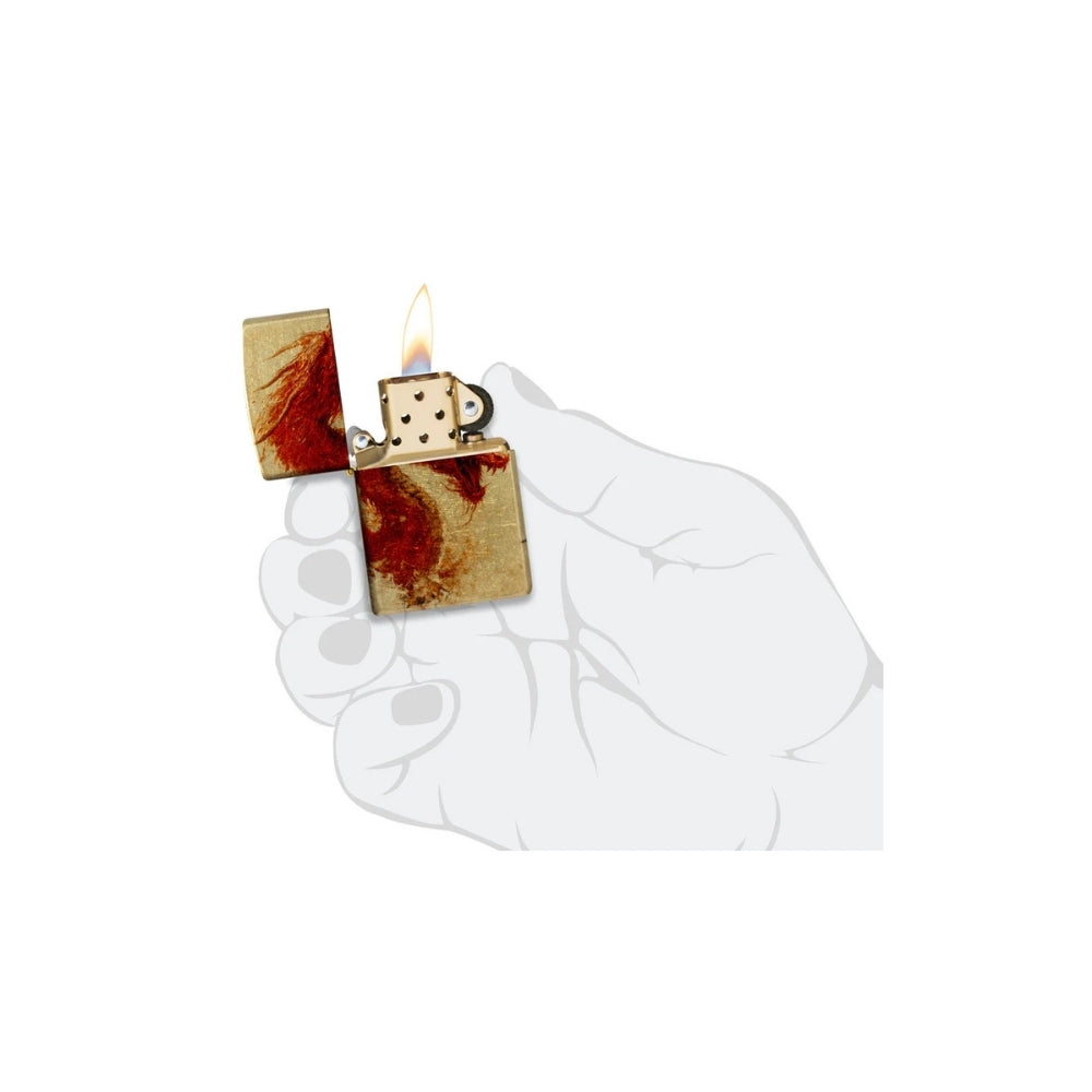 ZIPPO® Feuerzeug | Drache und Samurai | Collector | Mit Gravur möglich