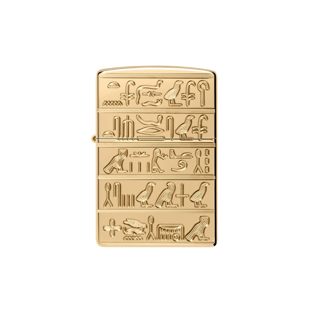 ZIPPO® Feuerzeug | Hieroglyphen | Collector | Mit Gravur möglich