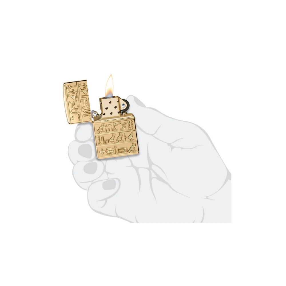 ZIPPO® Feuerzeug | Hieroglyphen | Collector | Mit Gravur möglich
