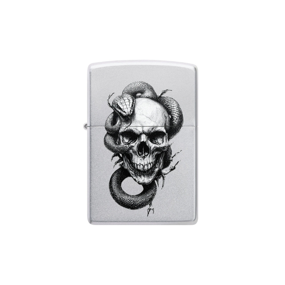 ZIPPO® Feuerzeug | Totenschädel mit Schlange | Collector | Mit Gravur möglich