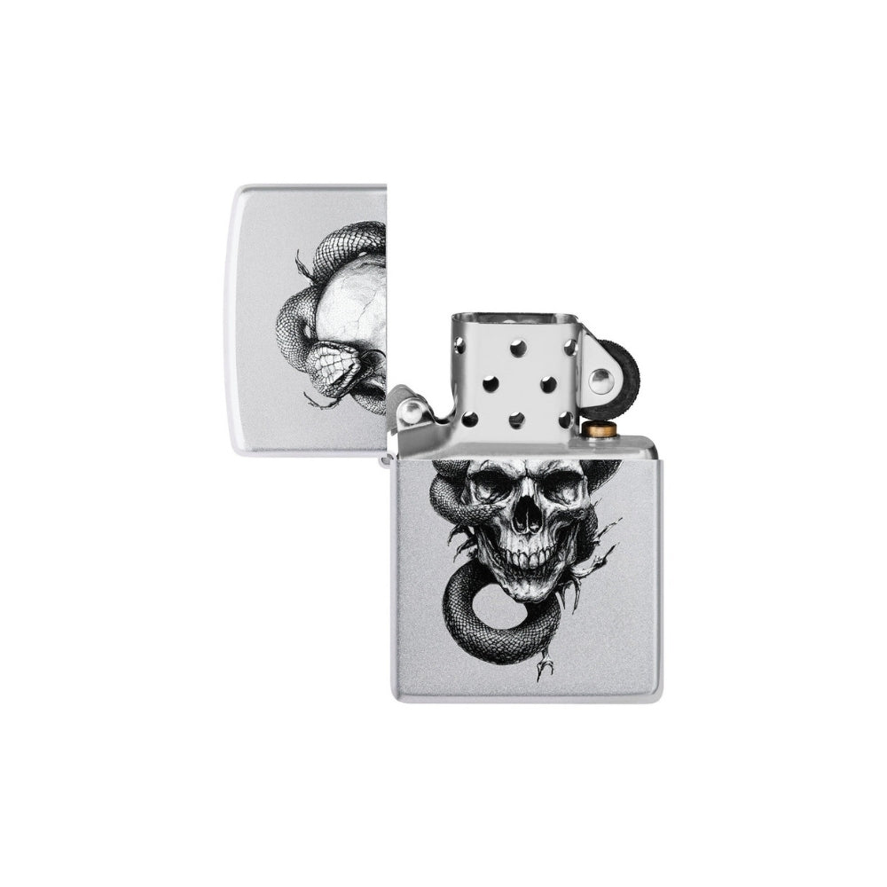 ZIPPO® Feuerzeug | Totenschädel mit Schlange | Collector | Mit Gravur möglich