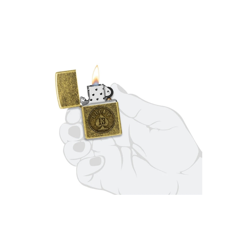 ZIPPO® Feuerzeug | Glückszahl 13 | Collector | Mit Gravur möglich
