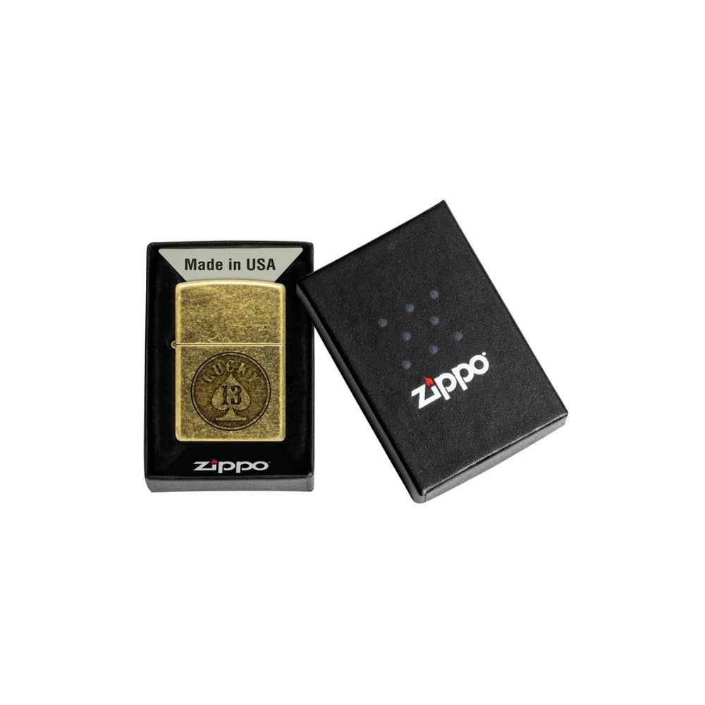 ZIPPO® Feuerzeug | Glückszahl 13 | Collector | Mit Gravur möglich