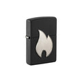 ZIPPO® Feuerzeug | Silbernes Flammenemblem | Collector | Mit Gravur möglich